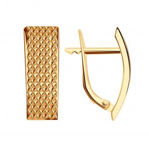 Золотые серьги МАГНАТ МА 011745 фото